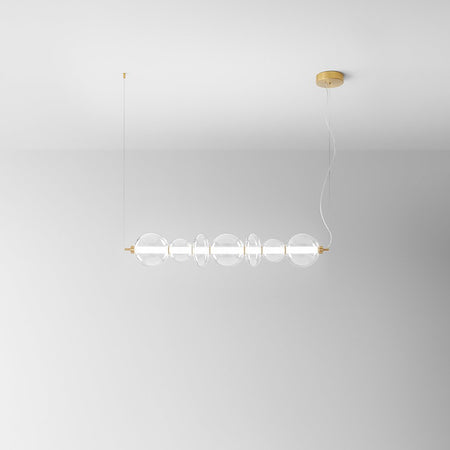 Sospensione Contemporanea Bubbles Metallo Oro Led Integrato 50W