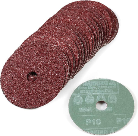 Disco abrasivo in fibra resistente per smerigliatrici, confezione da 5 pezzi