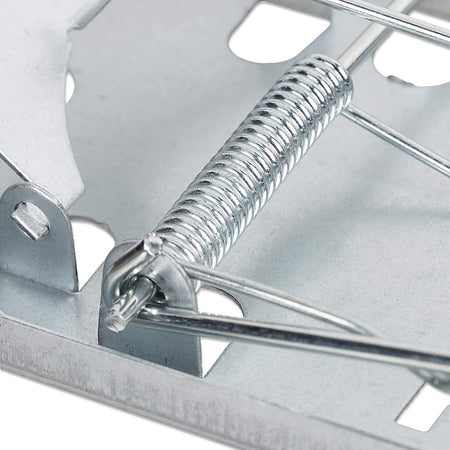 Trappola per topi e ratti in metallo a scatto con chiusura a ghigliottina