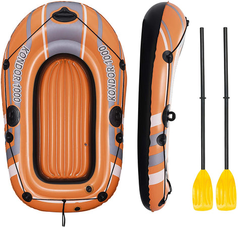 Canotto gonfiabile on remi per adulti e bambini "Kondor 1000" da mare e piscina 155 cm