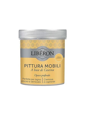 LIBERON - PITTURA MOBILI A BASE DI CASEINAOPACO PROFONDO GIALLO FRUMENTO 500ML