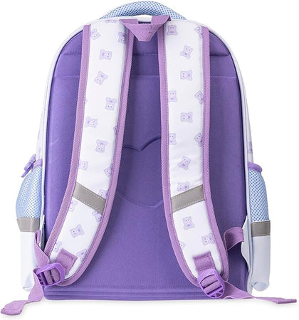 Zaino Coccolotti Classic Lilla Con Coccolotto in Omaggio Colourbook - Zaino Scuola Coccolotti, Schienale Ergonomico Imbottito, Spallacci Regolabli, Dimensioni 44x34x17, 25 litri