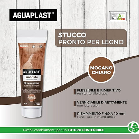 AGUAPLAST - AP STUCCO LEGNO WOODLITE MOG.CH.125 ML