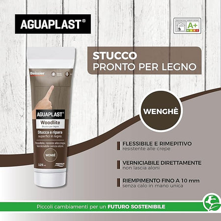 AGUAPLAST - AP STUCCO LEGNO WOODLITE WENGE 125 ML