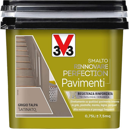 V33 - SMALTO RINNOVARE PERFECTION PAVIMENTI 750ML GRIGIO TALPA SATINATO