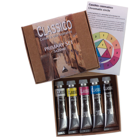 Colori A Olio Extrafini Primary Set 5 Tubetti Da 20Ml Maimeri