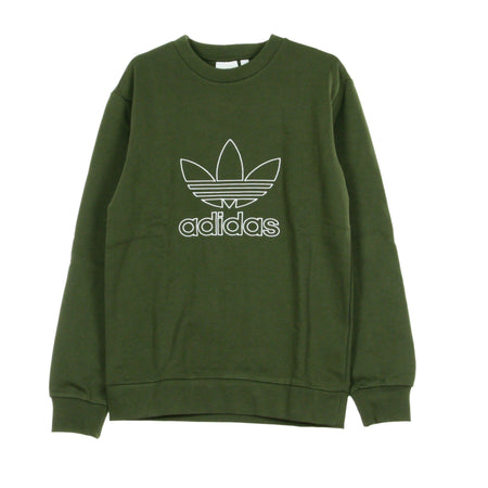 Adidas Felpa Girocollo Uomo Outline Line Crew Night Cargo da uomo
