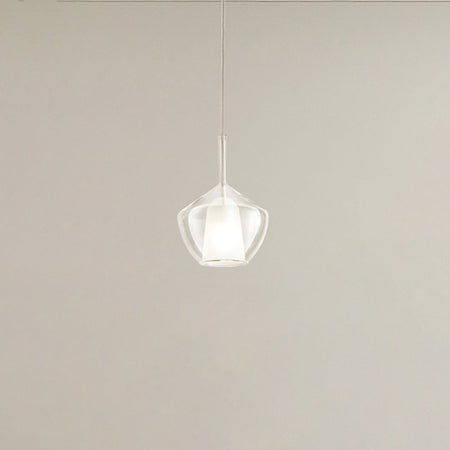 Vetro Borosilicato Contemporaneo Rain Trasparente D20 Senza Rosone