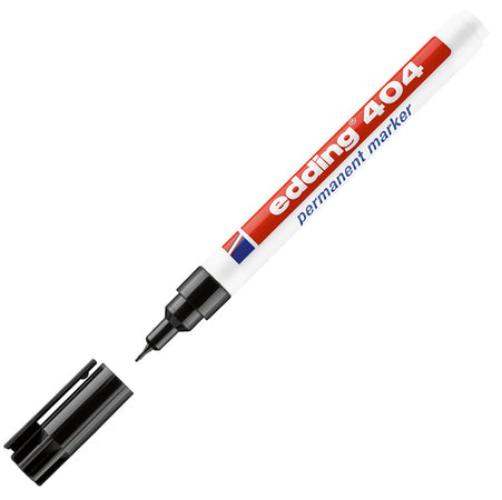 Marcatore Permanente Extra-Fine Edding 404 Punta 0,75Mm Nero