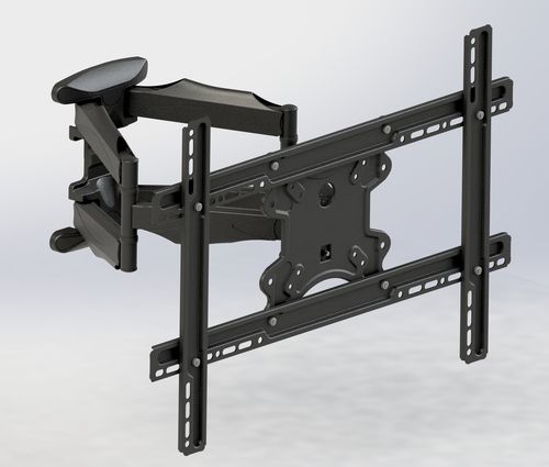 Tecno staffa per tv doppio snodo universale nero 23/65 st011 - 35.11