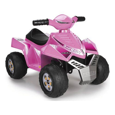 Moto elettrica feber 800011422 racy quad 6v pink