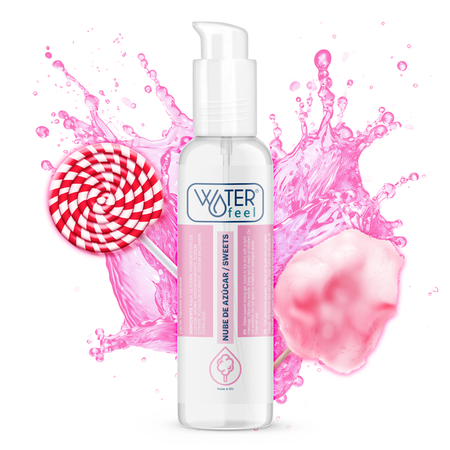 Waterfeel cotton candy lubrificante intimo anale vaginale a base d’acqua gusto zucchero filato 175 ml