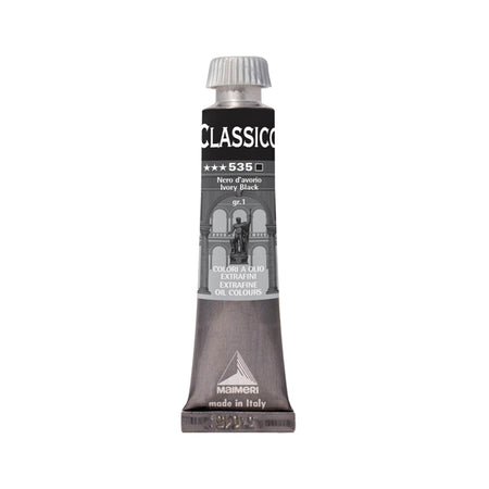 Colore A Olio Extrafine 20Ml Nero D'Avorio Maimeri