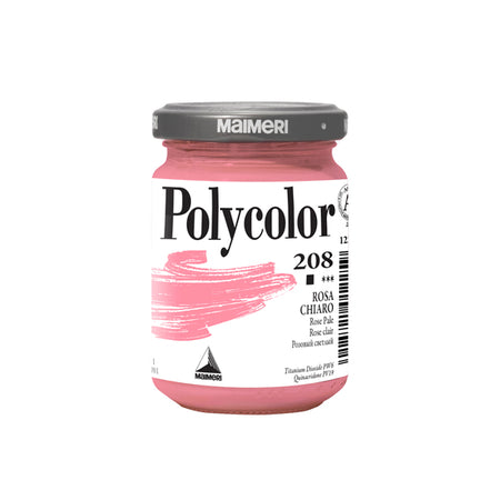 Colore Vinilico Polycolor Vasetto 140 Ml Rosa Chiaro Maimeri