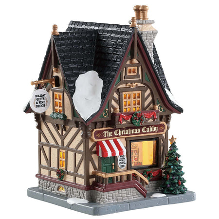 Il Cubby di Natale , edificio luminoso per villaggio di Natale in Porcellana