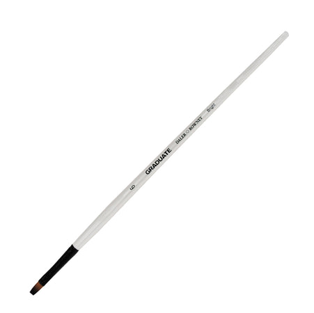 Pennello Sintetico Piatto Corto Graduate N.6 Manico Lungo Daler Rowney