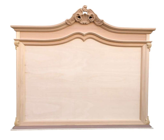MOBILI 2G - Specchio classico barocco Legno grezzo 165x9x130