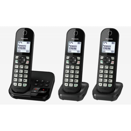Panasonic KX-TGC463GB - telefono cordless - segreteria telefonica con visualizzazione del numero del chiamante