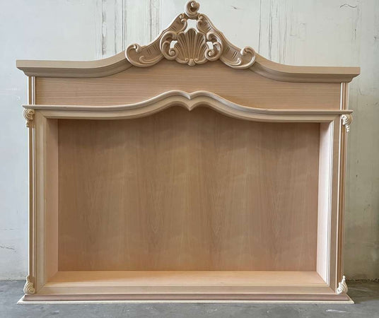 MOBILI 2G - Boiserie classica barocco Legno grezzo 169x22x148