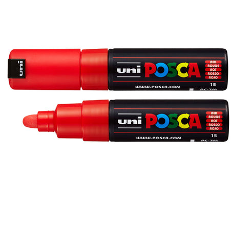 Marcatore Uni Posca Pc7M P.Large 4,5-5,5Mm Rosso Uni Mitsubishi