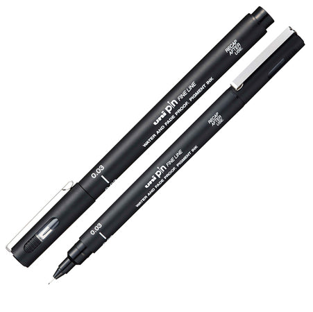 Pin Fineliner Nero Punta 0.03Mm Uni Mitsubishi