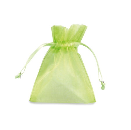 20 Sacchetti Organza Milly 12,5X17Cm Verde Mela