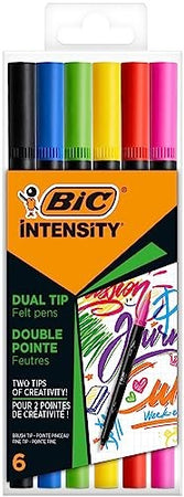 Bic, Pennarelli Intensity Dual Tip FP a 6 colori