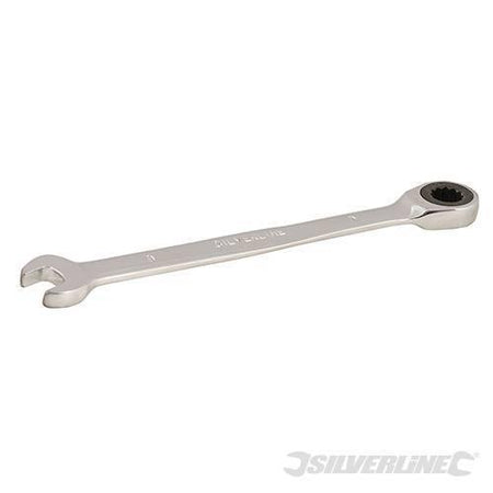 Chiavi a cricchetto combinata metrica a testa fissa, varie misure Silverline Silverline