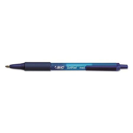 Bic, Penne Soft Feel Clic 1.0 Blu 12 pz.