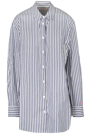 MC2 SAINT BARTH MC2 Saint Barth - Camicia - 450901 - Bianco/Blu da donna