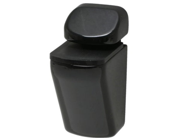DURALINE - REGGIMENSOLA PER VETRO "MINI CLIP BLACK" 4-24MM - MAX 20CM - MAX 25KG - COLORE NERO