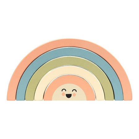 Gioco in legno impilabile arcobaleno Pearhead - Legno