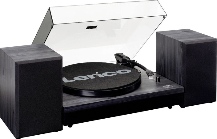 Lenco giradischi ls-300 bluetooth con due diffusori 2 x 10 watt rms colore nero - LS-300 BLACK