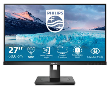 Philips s line 275s1ae/00 led display 68,6 cm (27\") 2560 x 1440 pixel 2k ultra hd lcd nero