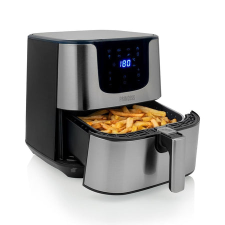 Princess 182060 singolo 5,5 l indipendente 1700 w friggitrice ad aria calda argento - 01.182060.01.001