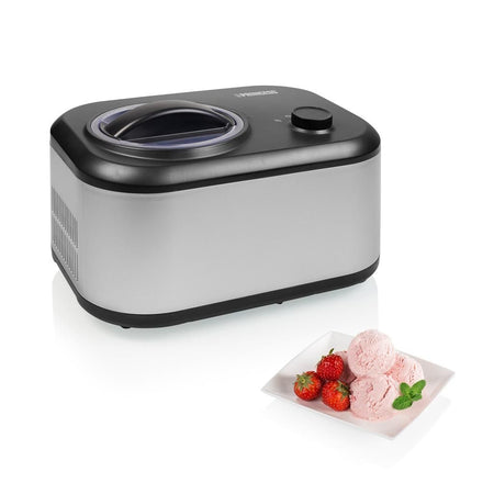 Princess 282608 gelatiera compressore 1 l 100 w nero, acciaio inox
