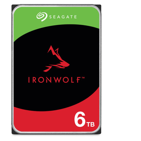 Seagate ironwolf st6000vn006 disco rigido interno 6 tb 5400 giri/min 256 mb 3.5\" serial ata iii