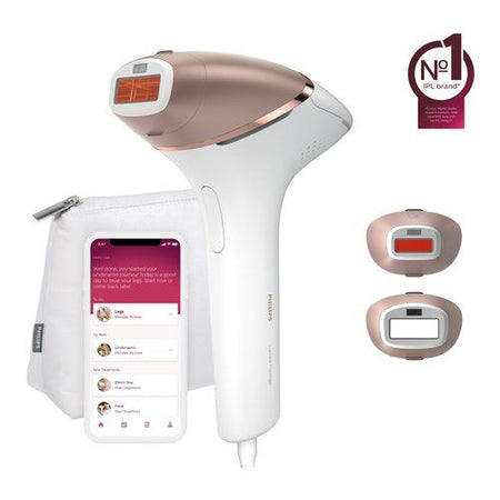 Philips lumea prestige 8000 series epilatore a luce pulsata ipl con tecnologia senseiq e 2 accessori per viso e corpo bri945/00 - BRI945 00