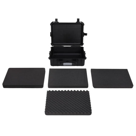 Valigetta da Volo Portatile Nera 52x40x19 cm in PP
