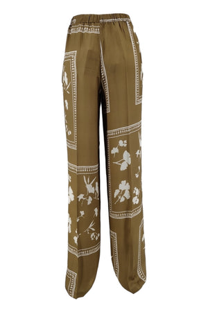 1-ONE Pantaloni Cammello/avorio da donna