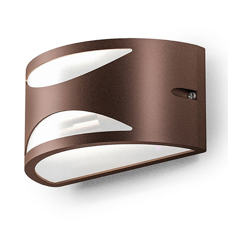 Applique esterno Gea Led NAMI GES1042 LED IP54 E27 lampada parete biemissione classica