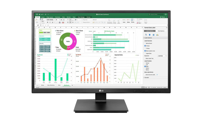 Lg 27bn55up-b monitor pc 68,6 cm (27\") 3840 x 2160 pixel 4k ultra hd nero - 27BN55UP-B.AEU