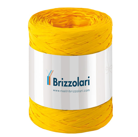 Rafia Sintetica 6802 5Mmx200Mt Colore Giallo 02 Brizzolari