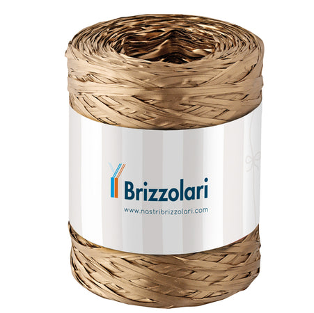 Rafia Sintetica 6802 5Mmx200Mt Colore Oro 33 Brizzolari
