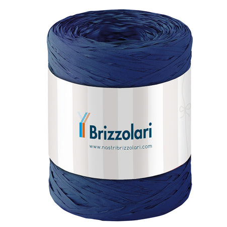 Rafia Sintetica 6802 5Mmx200Mt Colore Blu Scuro 37 Brizzolari
