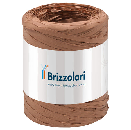 Rafia Sintetica 6802 5Mmx200Mt Colore Avana 32 Brizzolari