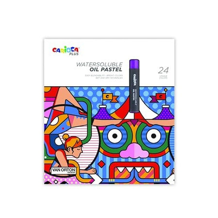 Carioca Plus Pastelli Ad Olio Acquarellabili A 24
