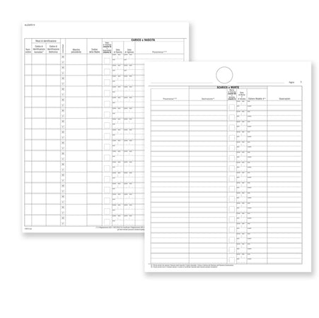 Registro Carico/Scarico Bovini 23Pag. Num. 31X24,5Cm Du138313000 Du
