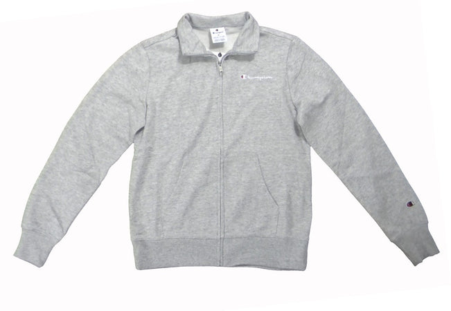 Champion FULL ZIP SWEATSHIRT Heavy Soft Compact Spring Poly Terry Donna Grigio