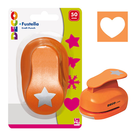 Fustella Con Motivo Cuore Dim. 50Mm Deco